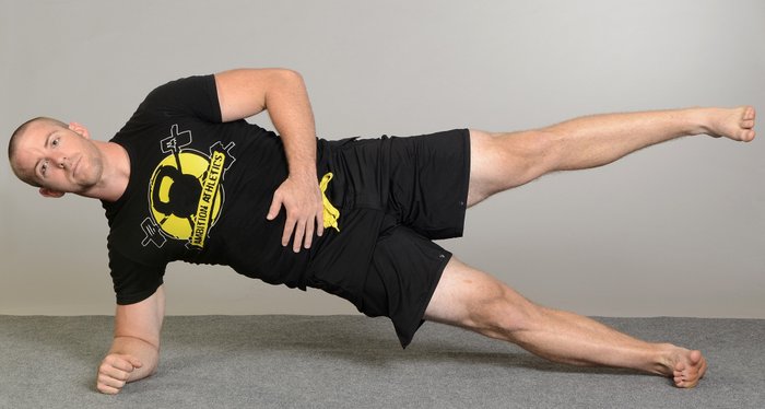 Max Shank Side Plank With Leg Lift