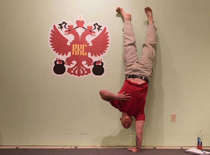 Phil Ross One Arm Handstand