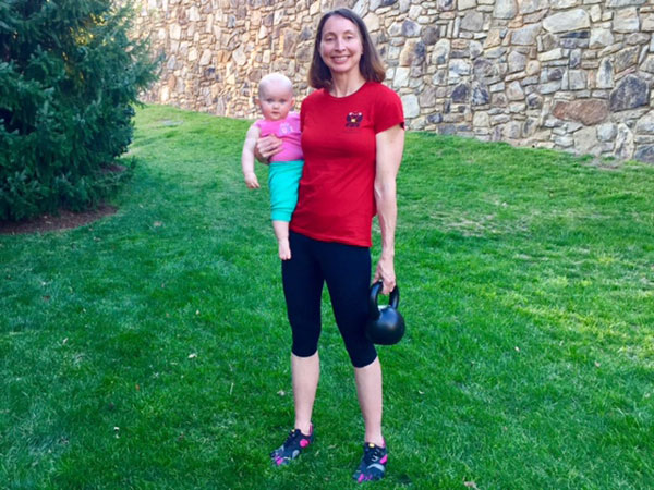 Kathleen Walthers Kettlebell With Baby
