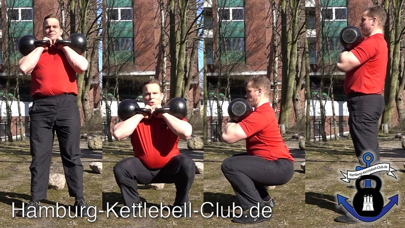 Frank Delventhal Double Kettlebell Front Squat