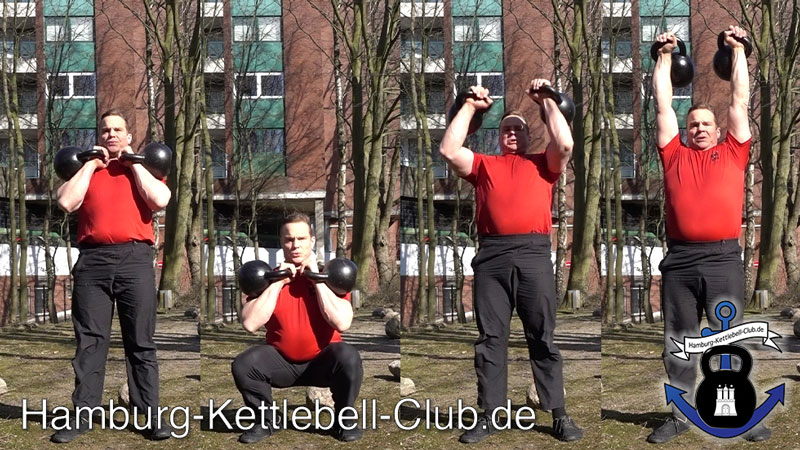 Frank Delventhal Double Kettlebell Thrusters